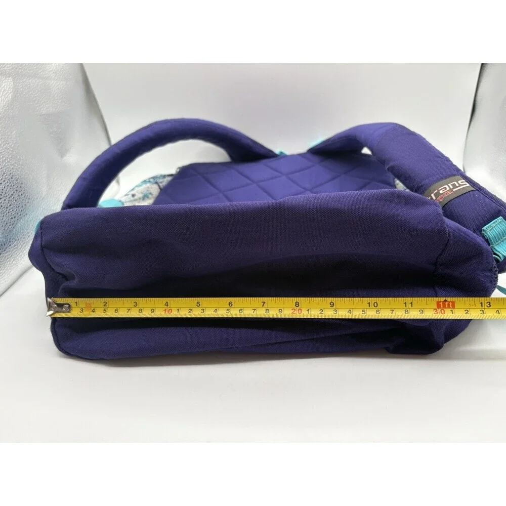 Trans By JanSport Backpack Laptop Sleeve Paint Spatter 5 Zip Compartments